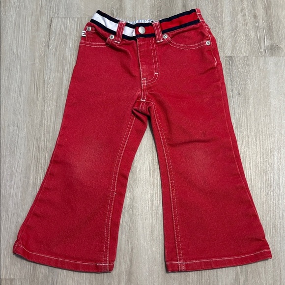 Tommy Hilfiger Kids Red Jeans - Picture 1 of 1
